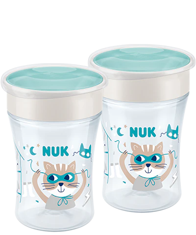 Pack de 2 Vasos Entrenadores NUK Magic