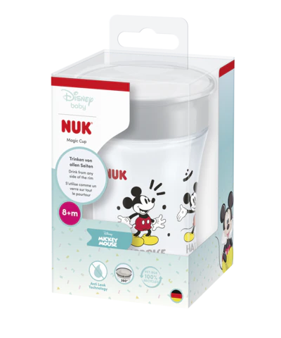 Tetero Mágico NUK Disney Mickey Mouse 230ml con tapa