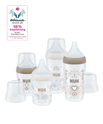 Set de 4 Teteros NUK Perfect Match