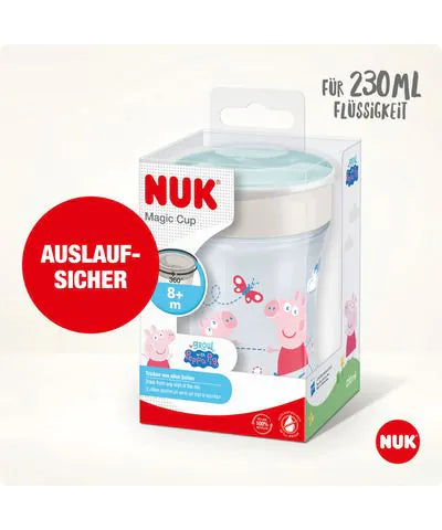 Taza Mágica NUK Peppa Pig 230ml con Tapa