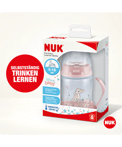 NUK Disney Bambi Vaso Entrenador 150ml con Control de Temperatura