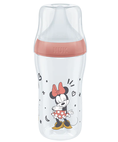 Tetero NUK Disney Mickey Mouse Perfect Match 260ml con Chupo