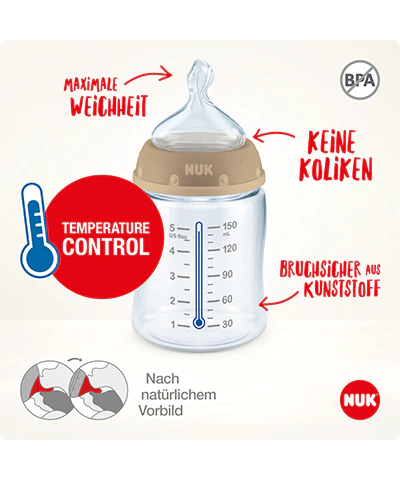 Tetero NUK First Choice Plus con Control de Temperatura