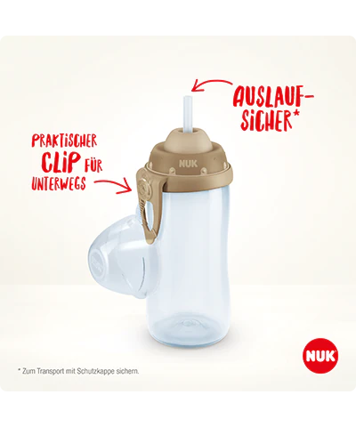 Vaso Entrenador NUK Flexi 300ml con Popote
