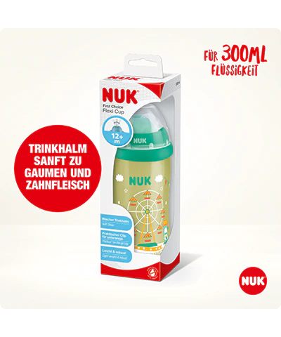 Vaso Entrenador NUK Flexi 300ml con Popote