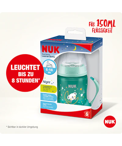 Tetero NUK First Choice con Luz Nocturna 150ml