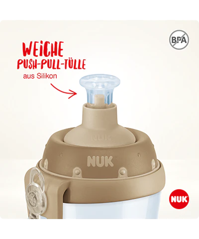 Vaso Entrenador NUK Junior 300ml con Efecto Camaleón