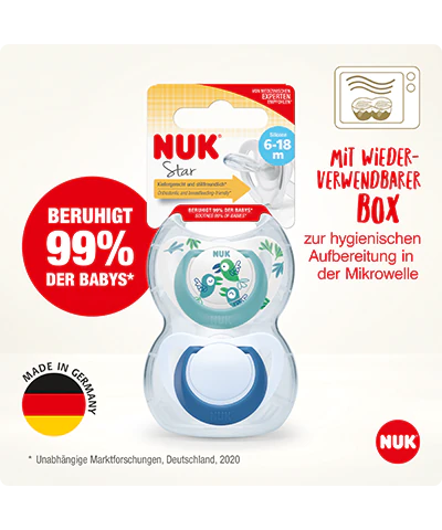 NUK Star Chupo de Silicona