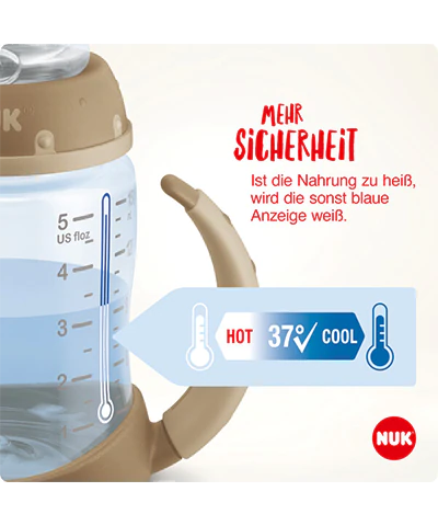 Tetero NUK Disney Mickey Mouse con Control de Temperatura 150ml