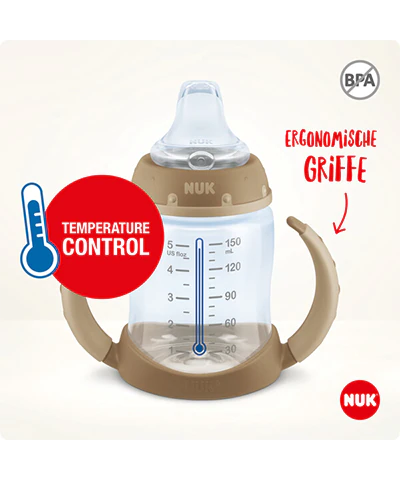 Tetero NUK Disney Mickey Mouse con Control de Temperatura 150ml