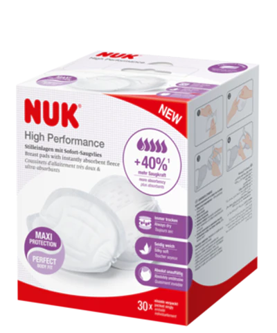 NUK Almohadillas de Lactancia de Alto Rendimiento - Paquete de 30