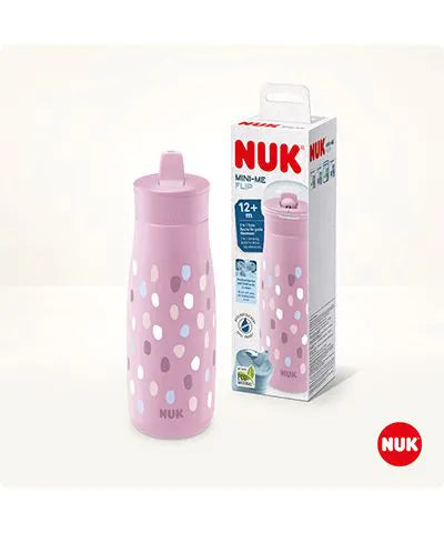 Botella NUK Mini-Me Flip 450ml con tapa 2en1