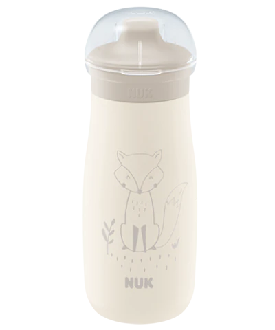 Botella NUK Mini-Me Sip de Acero Inoxidable 300ml con Chupo