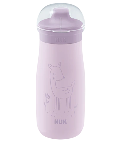Botella NUK Mini-Me Sip de Acero Inoxidable 300ml con Chupo