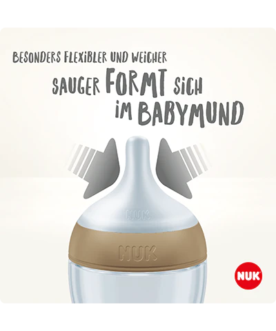 Tetero NUK Disney Mickey Mouse Perfect Match 260ml con Chupo