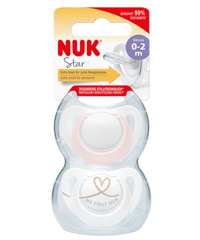 Chupo NUK Star Silicona 0-2 meses