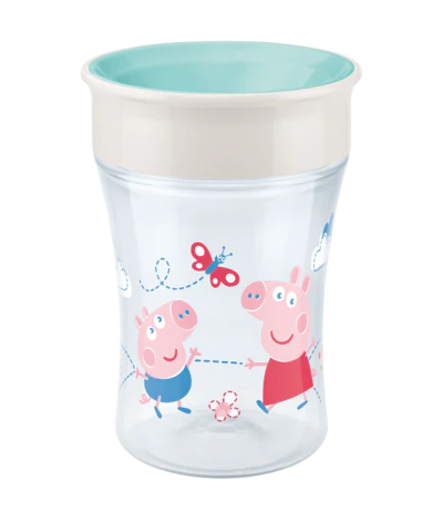 Taza Mágica NUK Peppa Pig 230ml con Tapa