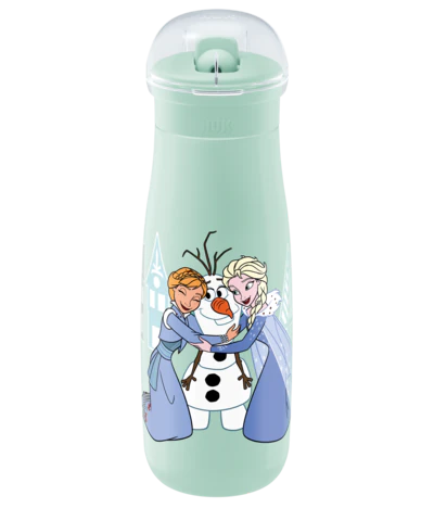 Botella NUK Disney Frozen Mini-Me 450ml con tapa 2 en 1